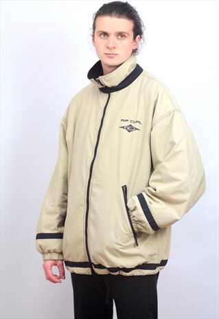 1990'S VINTAGE CREAM CASUAL JACKET