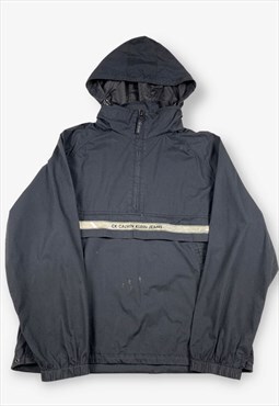 Vintage calvin klein hooded windbreaker jacket large BV17906