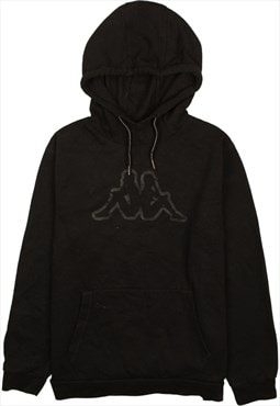 Kappa 90's Spellout Hoodie XLarge Black