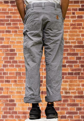 VINTAGE 90'S CARHARTT PAINTER PANTS IN GREY