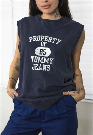 VINTAGE TOMMY HILFIGER T-SHIRT LOGO 90S X 10.9