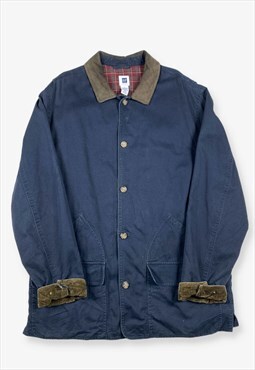 Vintage GAP Worker Jacket Navy Blue Large