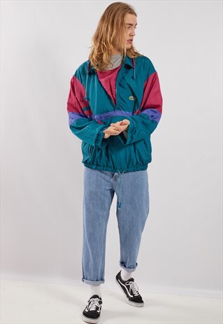 VINTAGE LACOSTE 1/4 ZIP SHELL JACKET