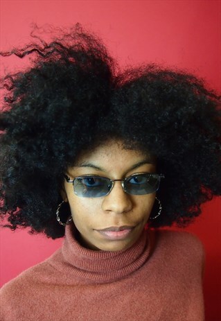 GREEN BLUE 90S SUNGLASSES