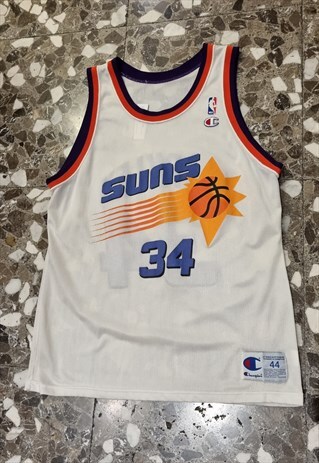 VINTAGE '90 JERSEY NBA PHOENIX SUNS 34 BARKLEY, CHAMPION