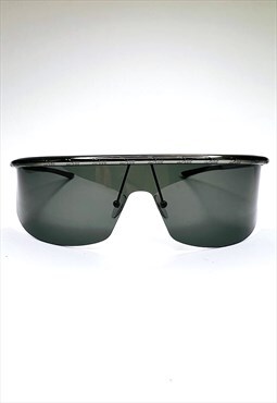 Christian Dior Sunglasses IROQUOI 2 Shield Ski Visor Logo 