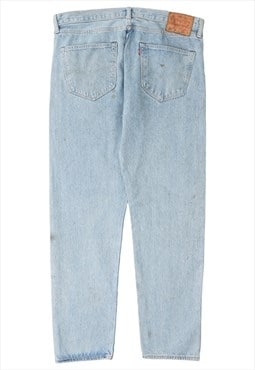 Vintage Levis 501 Blue Tapered Jeans Mens