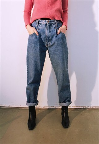 RARE 80S STRAIGHT HIGH WAISTED JEANS