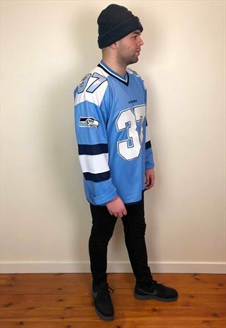 VINTAGE 90S NFL SEATTLE SEAHAWKS LONG SLEEVE JERSEY