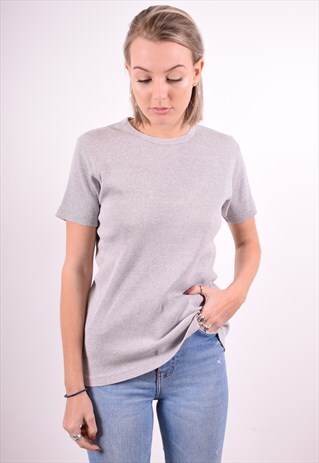 LEVI'S WOMENS VINTAGE T-SHIRT TOP LARGE GREY 90'S