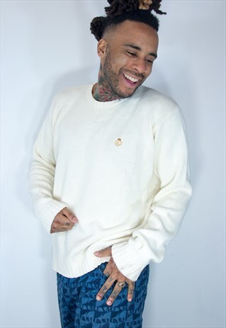 RALPH LAUREN COTTON SWEATSHIRT WHITE