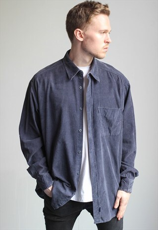 VINTAGE OVERSIZED CORDUROY SHIRT