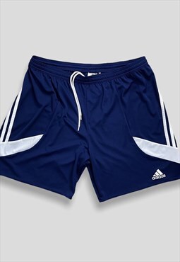Vintage Adidas Blue Striped Shorts XL