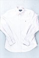 90s Polo by Ralph Lauren Pink Striped Shirt - B2994
