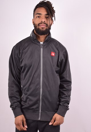 THE NORTH FACE MENS VINTAGE TRACKSUIT TOP JACKET LARGE GREY