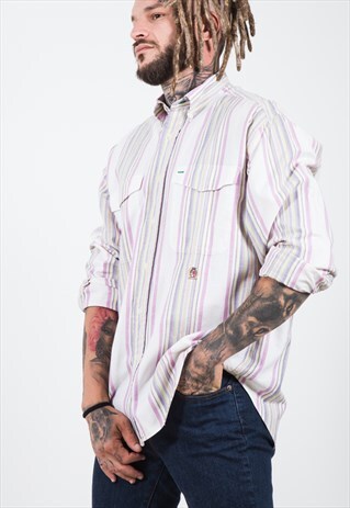 VINTAGE 80S TOMMY HILFIGER CLASSIC SHIRT / 1117