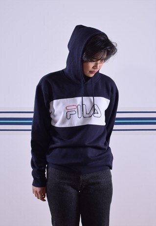 EMBROIDERED FILA HOODIE