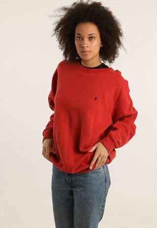 VINTAGE RALPH LAUREN EMBROIDERED LOGO SWEATSHIRT