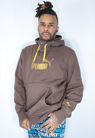 PUMA VINTAGE HOODIE BROWN