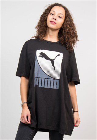 90'S VINTAGE PUMA BLACK T-SHIRT