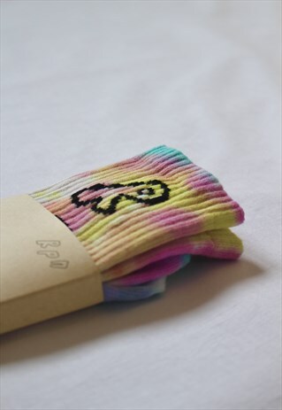 sports socks with tie dye 