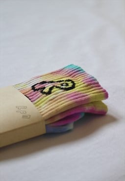 sports socks with tie dye 