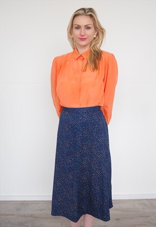 POLKA DOT A-LINE SKIRT