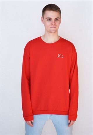 RED ELEPHANT (WHITE) SWEATSHIRT