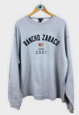 Vintage Grey Sweatshirt American Sports XXL