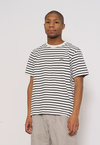 VINTAGE ADIDAS STRIPED T SHIRT