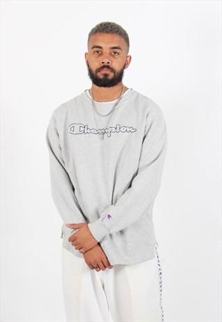 VINTAGE CHAMPION SWEATSHIRT GREY