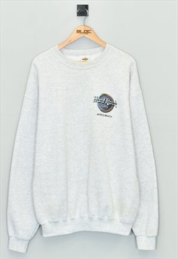 Vintage Hard Rock Cafe Sweatshirt Grey XXLarge