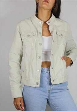 Vintage Gap Corduroy Jacket in Light Beige - Ecru Cream