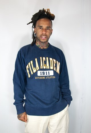 FILA EMBROIDED VINTAGE SWEATSHIRT