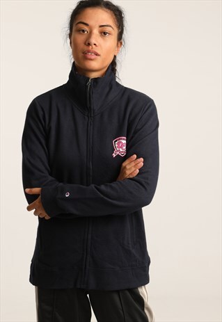 VINTAGE CHAMPION PRINT ZIPPED SWEATSHIRT