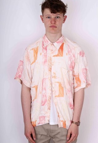 VINTAGE PATTERN SHIRT PTS537