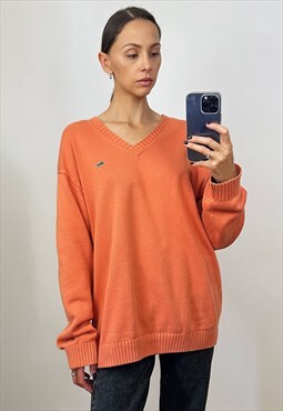 Vintage Oversized Cotton LACOSTE Jumper