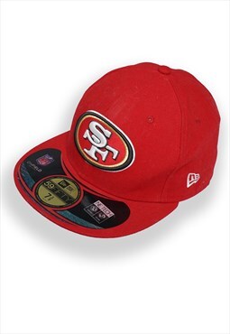 NFL New Era San Francisco 49ers Red Snapback Cap Mens