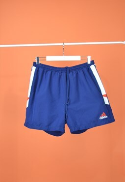Vintage blue Adidas sports shorts