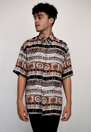 VINTAGE 90'S PATTERNED SHIRT