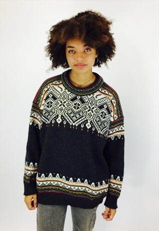 DALE OF NORWAY KNITTED NORDIC JUMPER