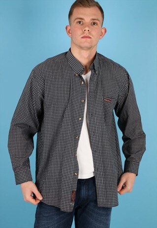 VINTAGE MARLBORO CLASSICS CHECK SHIRT NS181