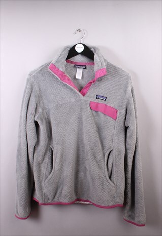 WOMENS VINTAGE PATAGONIA SYNCHILLA T SNAP FLEECE PULL OVER