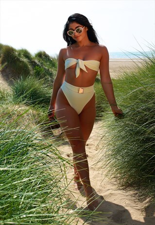 MIX & MATCH ROSE GOLD BUCKLE HIGH WAIST SEAMLESS KNICKER
