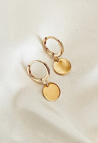MIMI 18K GOLD CIRCLE HUGGIES