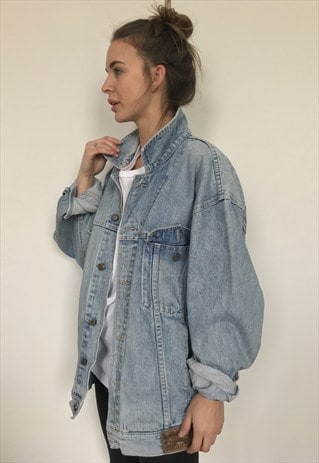 UNISEX VINTAGE OVERSIZED DENIM JACKET