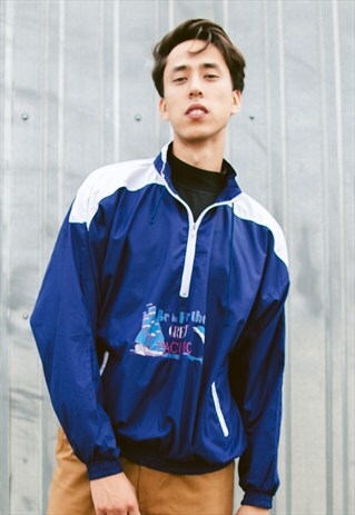 VINTAGE 90S LIGHT 1/4 ZIP JACKET