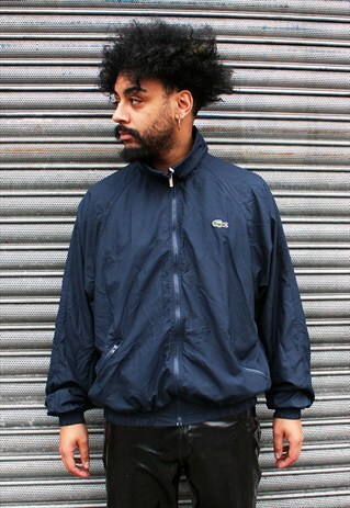 VINTAGE LACOSTE NAVY SPORTS JACKET