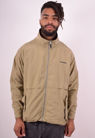 DIADORA MENS VINTAGE JACKET MEDIUM GREEN 90S