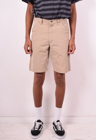 WRANGLER MENS VINTAGE SHORTS W30 BEIGE 90S